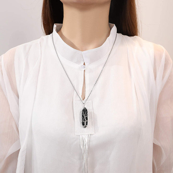 Edelsteinkette Mit Anhänger - CrystalTree