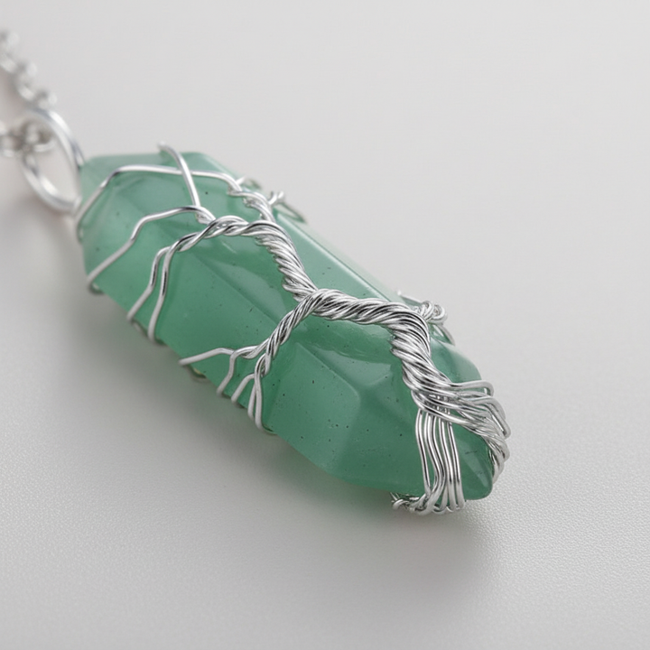 Edelsteinkette Mit Anhänger - CrystalTree