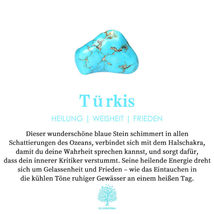 Edelsteinkette Mit Anhänger - HexaJewelry