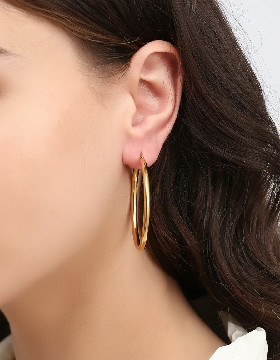 Einfache Creolen - GoldenRings