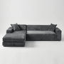 Elastische Bankhoes Met Antislipcoating - Sofashield