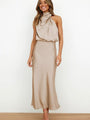 Elegant Party Dress With A Lustrous Finish - Brooke