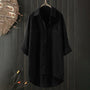 Elegant Women's Button-Through Blouse - Roxanne