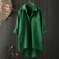 Elegant Women's Button-Through Blouse - Roxanne