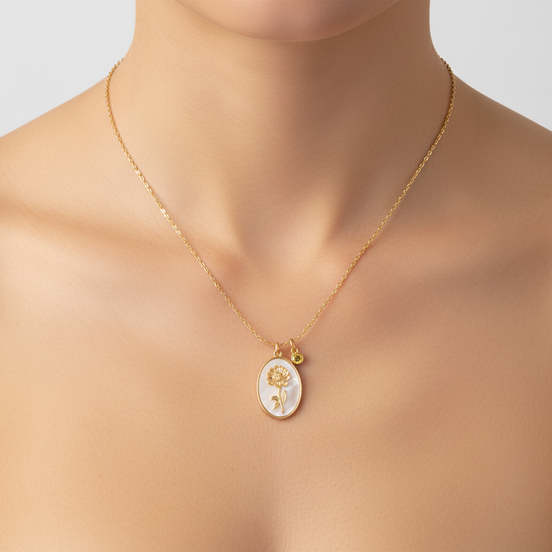 Elegante Geburtsstein-Halskette - AuraJewelry