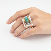 Eleganter Ring Mit Türkisstein - ChicRing