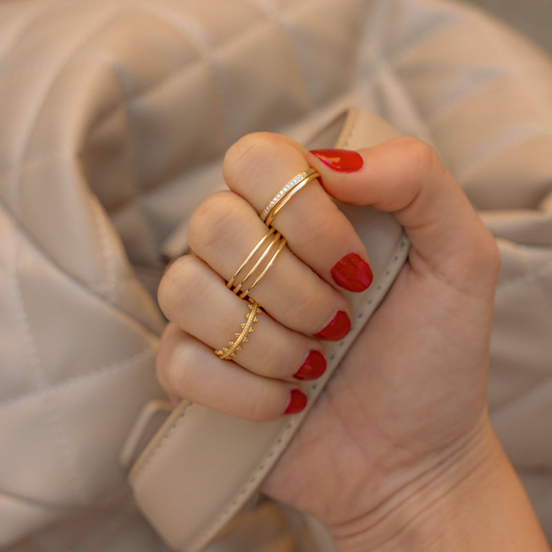 Eleganter Zirkonia-Ring - DuoSparkle