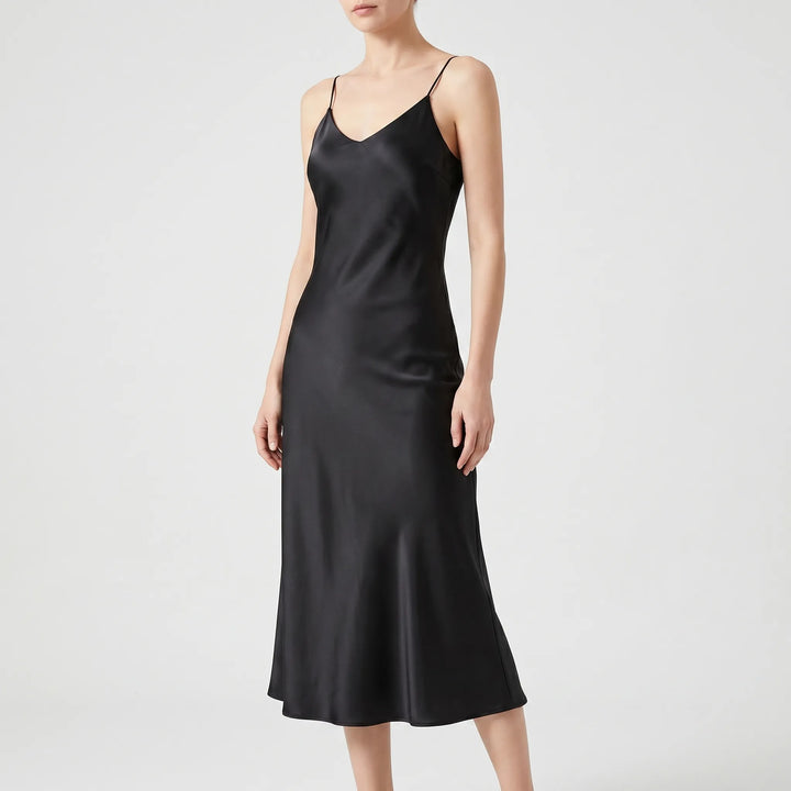 Elegantes Midi-Trägerkleid -  Charlotte