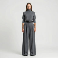 Elegantes Rollkragen-Hosen-Set Für Damen - Joanne