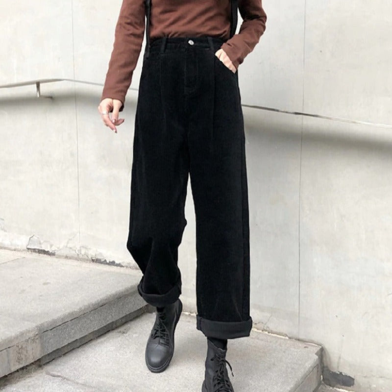Damen Cordhose mit weitem Bein – Emily Herbstedition