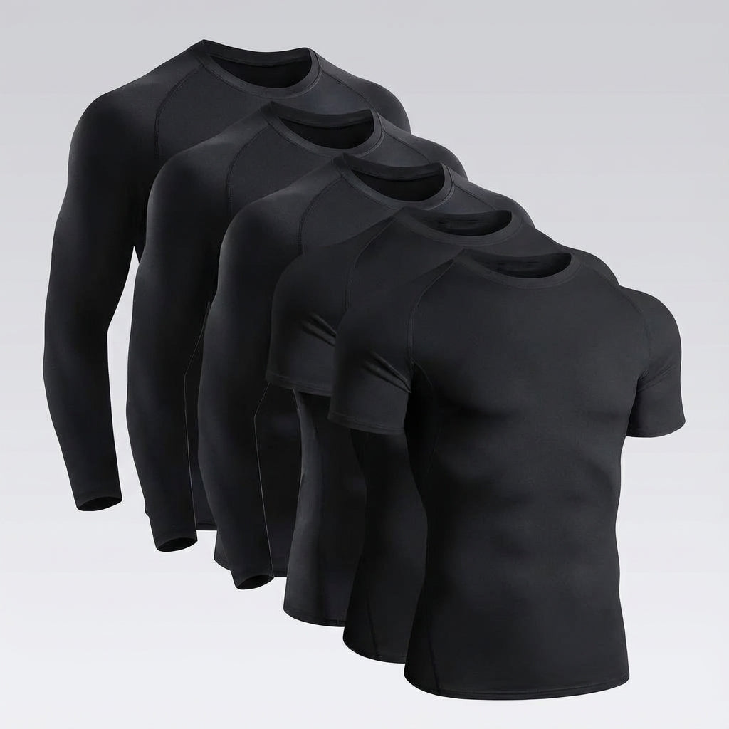 Eng Anliegendes Kompressionsshirt Langarm Set - Grant