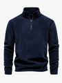 Extra Warm Men's Pullover With Quarter Zip - Abraham