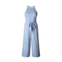 Luftiger & Stilvoller Damen Jumpsuit mit Taillengürtel und Streifen – Nayla