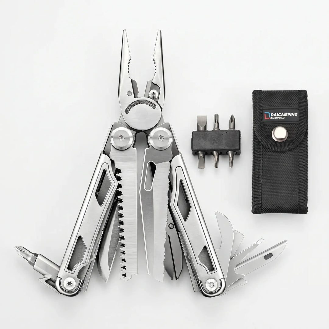 Faltbares Multitool Mit Zange Und Bits -  Clampex