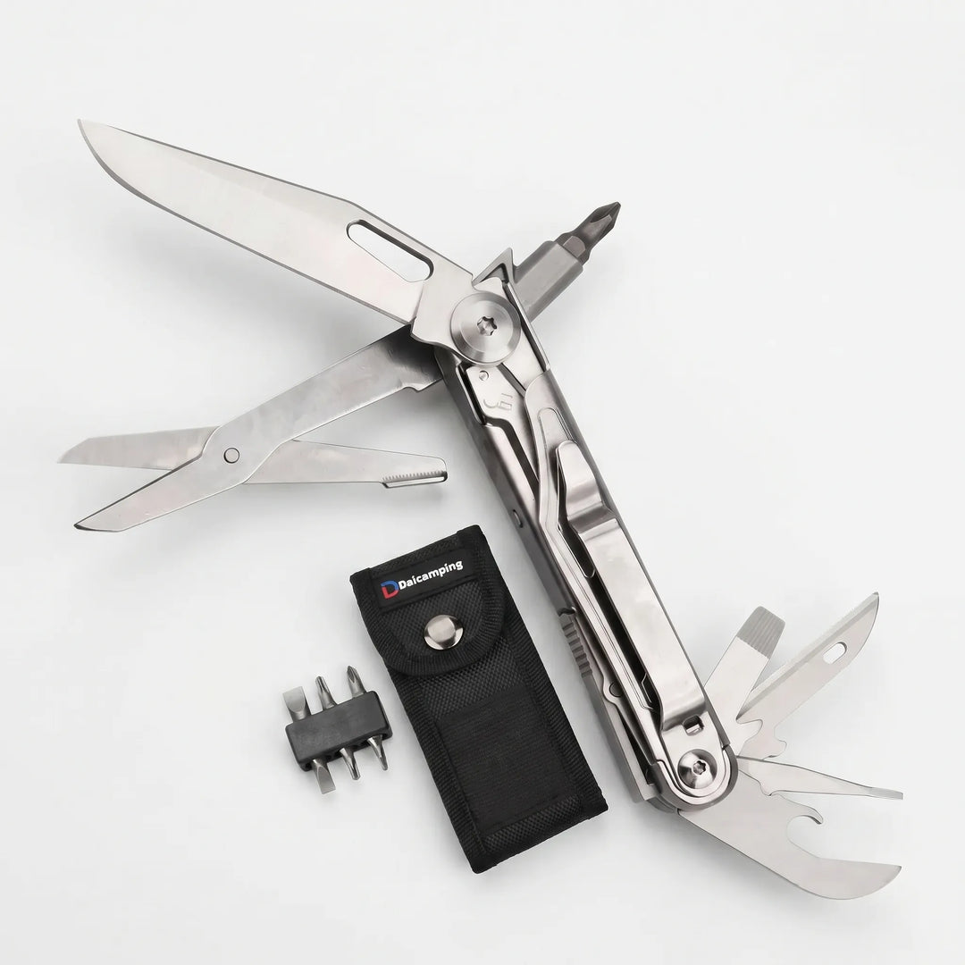 Faltbares Multitool Mit Zange Und Bits -  Clampex