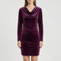 Festliches Kleid Mit Weichem Drapierausschnitt - Stacey