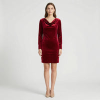 Festliches Kleid Mit Weichem Drapierausschnitt - Stacey