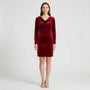 Festliches Kleid Mit Weichem Drapierausschnitt - Stacey