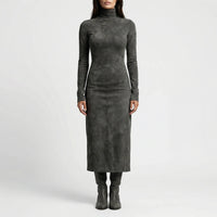 Figurbetontes Midi-Kleid Mit Rollkragen - Gayle