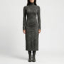 Figurbetontes Midi-Kleid Mit Rollkragen - Gayle