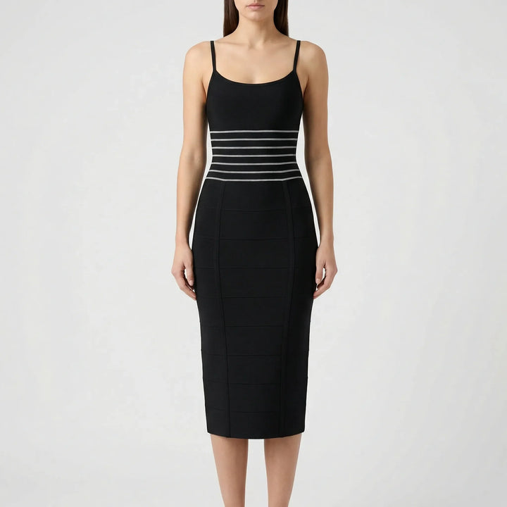Figurbetontes Midi Kleid - Jella