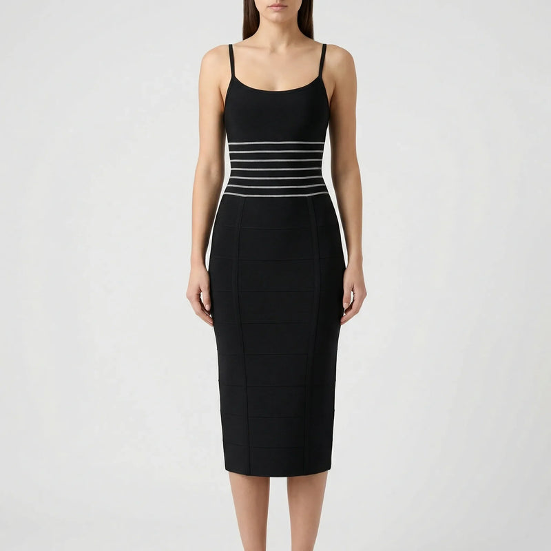 Figurbetontes Midi Kleid - Jella