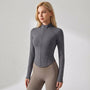 Figurnaher Trainingsoberteil Aus Stretch - Donna