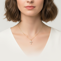 Filigrane Kreuzkette - CrossShine