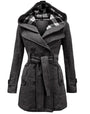 Fitted Women's Coat With Hood - Viola