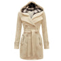 Fitted Women's Coat With Hood - Viola