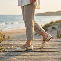 Flacher Damenschuh Mit Riemen - Marissa
