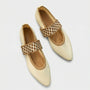 Flacher Damenschuh Mit Riemen - Marissa