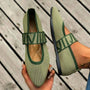 Flacher Damenschuh Mit Riemen - Marissa