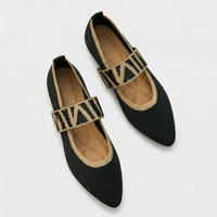 Flacher Damenschuh Mit Riemen - Marissa