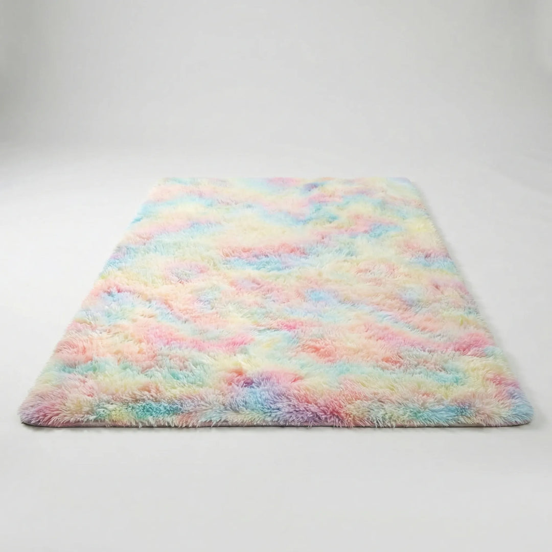 Flauschiger Tie-Dye-Teppich - Melluna