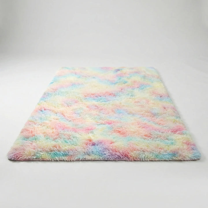 Flauschiger Tie-Dye-Teppich - Melluna