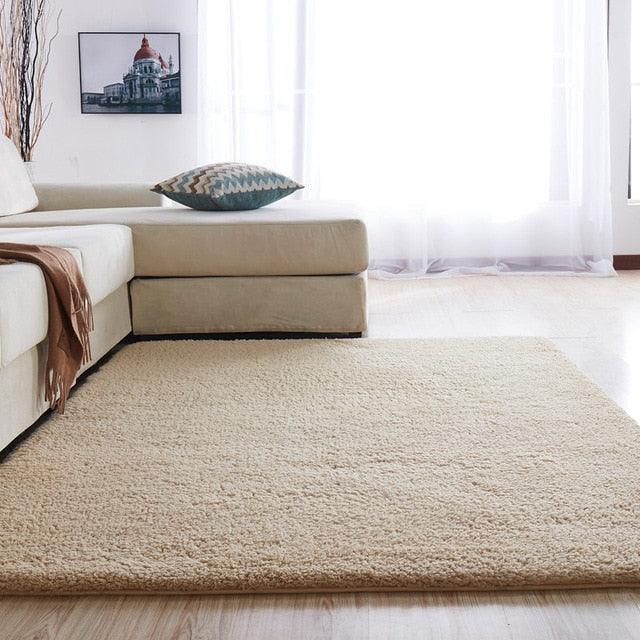 Flauschiger Wohnzimmerteppich - Cozyraze