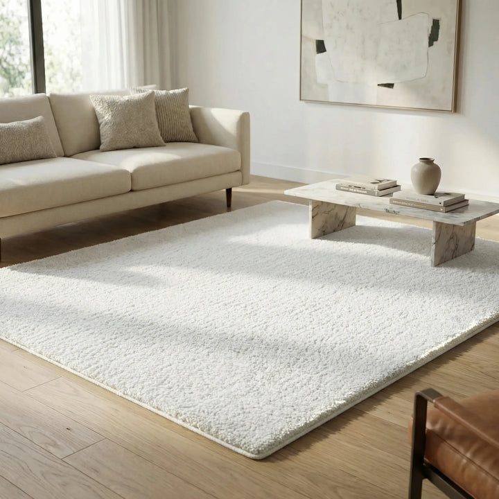 Flauschiger Wohnzimmerteppich - Cozyraze