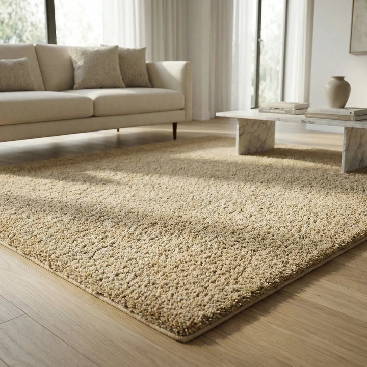 Flauschiger Wohnzimmerteppich - Cozyraze