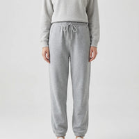 Fleece-Lined Ankle-Length Jogger Trousers - Margie