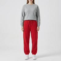 Fleece-Lined Ankle-Length Jogger Trousers - Margie