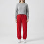 Fleece-Lined Ankle-Length Jogger Trousers - Margie