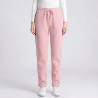 Fleece-Lined Ankle-Length Jogger Trousers - Margie