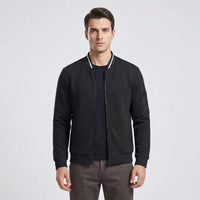 Full-Zip Textured Grid Cardigan - Mitchell
