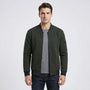 Full-Zip Textured Grid Cardigan - Mitchell