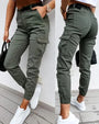 Functional Women's Trousers With Side Pockets - Lila