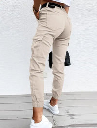 Functional Women's Trousers With Side Pockets - Lila