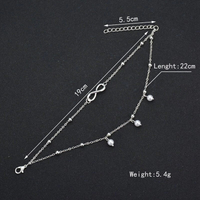 Fußkettchen Aus Silber - AnkleCharm