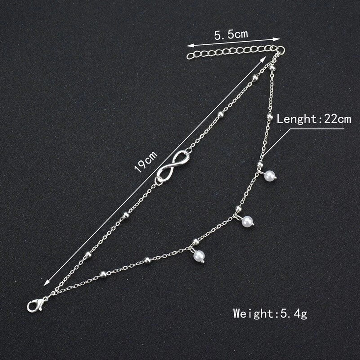 Fußkettchen Aus Silber - AnkleCharm