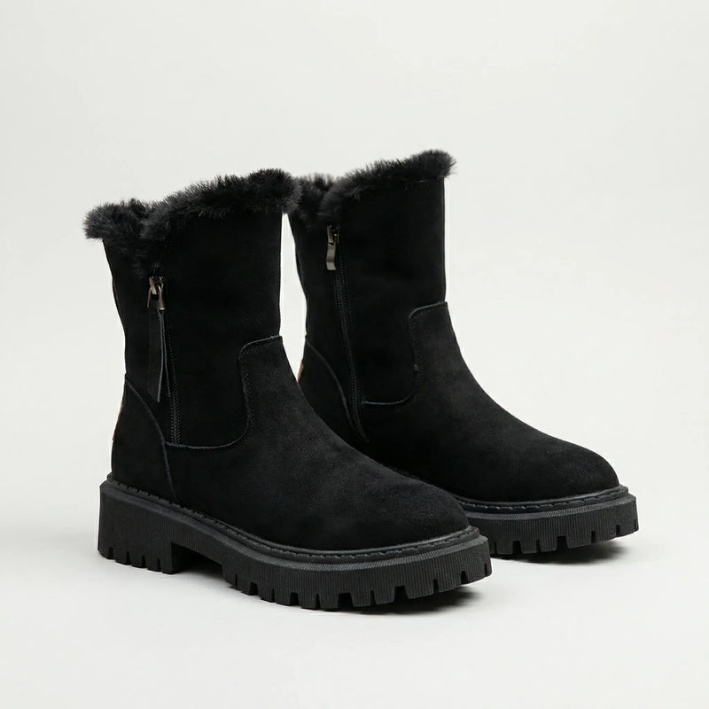 Gefütterte Damen Stiefelette - Charleen